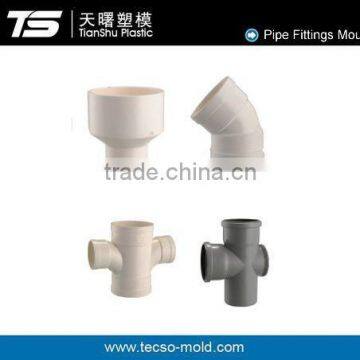 plastic injection mould for pipe fitting mould