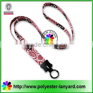 Custom sublimation printing lanyard