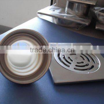 Anti-odour stainless steel floor drain