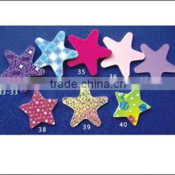 star shape mini nail file