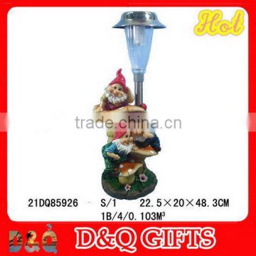 Gnome with solar light