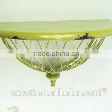 2015 new product vintage living room corner side table wall mounted