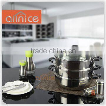 Normal Design 2/3layers 2015 Hot Selling Stainless Steel Cookware Couscous Steamer Pot photo-2