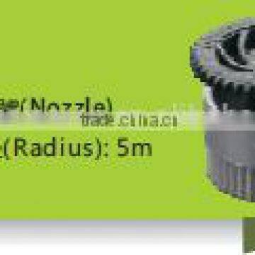 Plastic 360 Pattern Adjustable Pop Up Sprinkler Nozzle