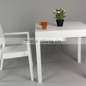 Ergonomics Plastic Chair New design full PP dining rattan desk(1723C) wholesale