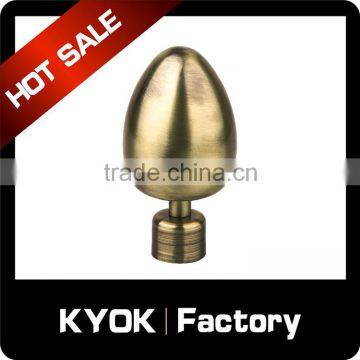 KYOK 2016 new metal curtain pole finials, new crystal glass&fancy curtain rail finial                        
                                                                                Supplier's Choice