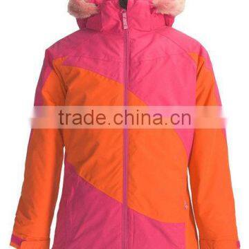 colorful waterproof winter ski jacket