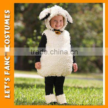 PGCC-2657 Hot comfortable charming white sheep costume crochet mini baby shower gift cheap newborn baby clothing set baby gift