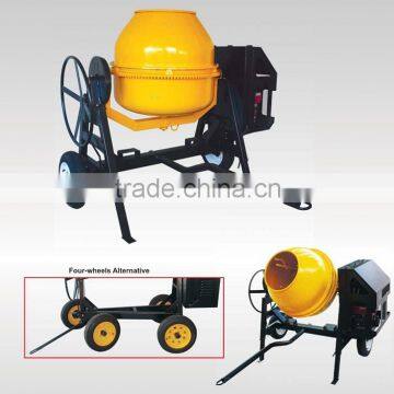 Electric Motor/Gasoline Portable Mini Concrete Mixer with 500L Charging Capacity