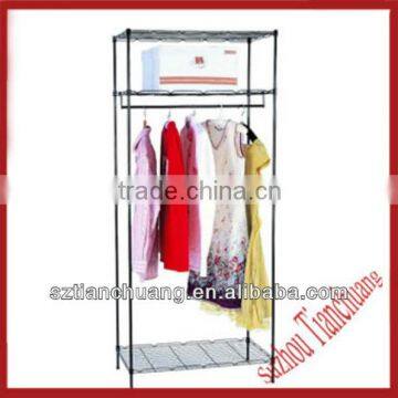 folding chromed metal wire stand