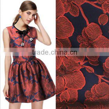 Made In China ladies party dress jacquard fabric high denisty and quality