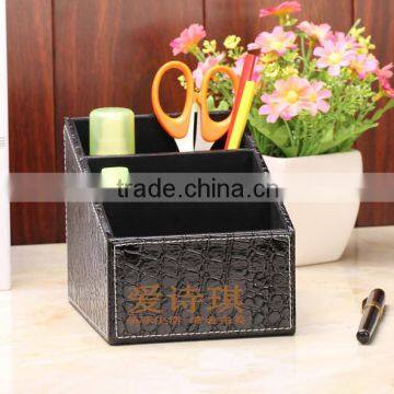 High Grade Multifunctional Fashion Desktop Leather Creative Cortical Remote Control bo Mobile Phone Holder Storage bo Storage bo