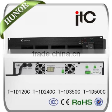 ITC T-1D120C Series 120W 240W 350W 500W PA Class D Digital Amplifier with CobraNet