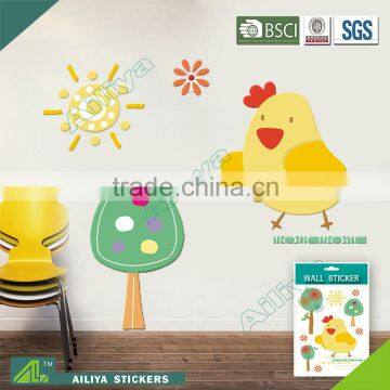 Fashionable useful china eco-friendly adhesive diy wall sticker kids for bedroom