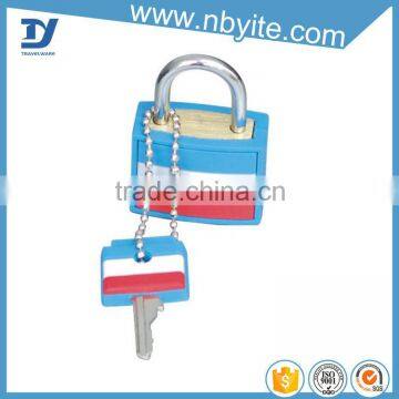 mini padlock with keys luggage plastic lock pvc lock cover                        
                                                Quality Choice