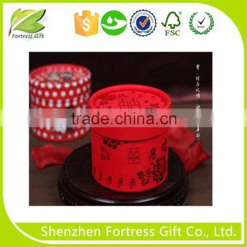 Cheap red food paper tube packaging