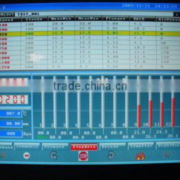 BTS815 fuel injection pump test bench(Checking the travel of stroke)