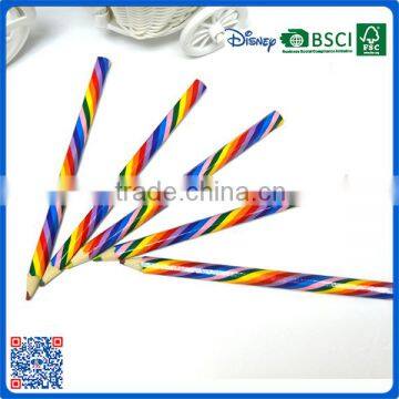 Jumbo Wood Hexagonal Shape Multi Crayons Colored Lead Pencil for Gifts Supplier's Choice photo-6
