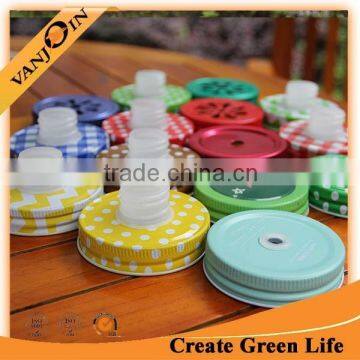 New Design Colorful Mason Jar Cap 70mm photo-6