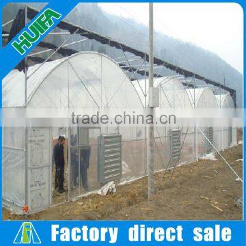 Commercial cheap flower growing tubes greenhouse second hand