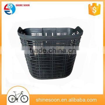 New bicycle bike basket black bicycle basket/front plastic bike baskets