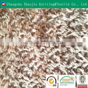 Cheap 100 polyester plush fabric per meter ZJ100