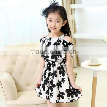 2015 New Fashion Children Girl Flower Dress