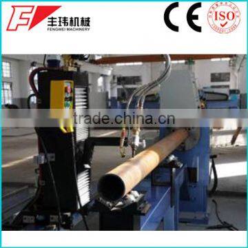 CNC intersecting bevel cutting machine for metal tube intersection