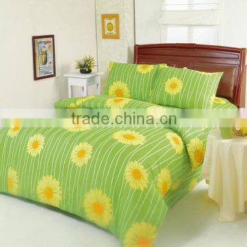 customized colorful polyester bed sheet