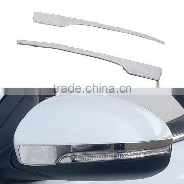 1 Pair Car Styling Rearview Mirror Rubbing Trim Rear View Mirror Chrome Cover Strip For Hyundai Tucson 3th 2015 2016