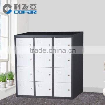 Office Furniture Wholesaler Kefeiya Steel Metal Sliding Door Shoe Cabinet