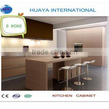 2015 modern popular melamine finish kitchen cabinets cheapest factory price