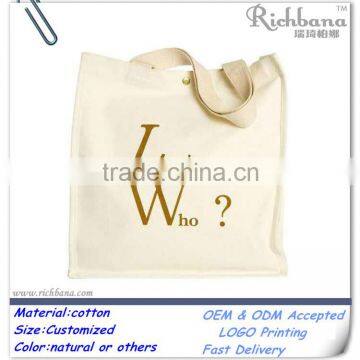 promotion fashion shopping bag cotton