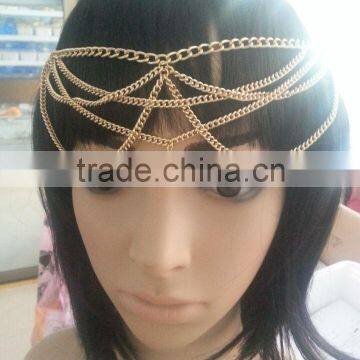 Cheap Price Charm Indian Crystal Head Chain Jewelry for Wholesale