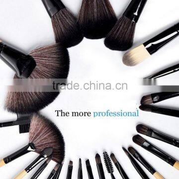 Professional Bridal Eye Lip Powder Face Makeup Brush Set With Leather Bag ,Private Label Cosmetic Makeup photo-3