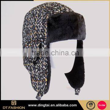 Custom Faux Fur Warm Winter Wholesale EarFlap Trooper Hunting Cap