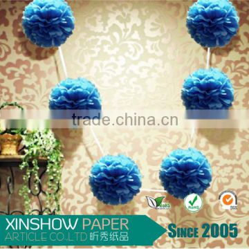 Decor Paper Flower For Garden Supplies tissue pom poms china birthday party items