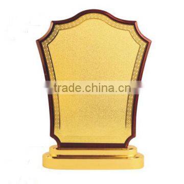New arrival luxury solid wood trophy customized awards wood corporate awards
