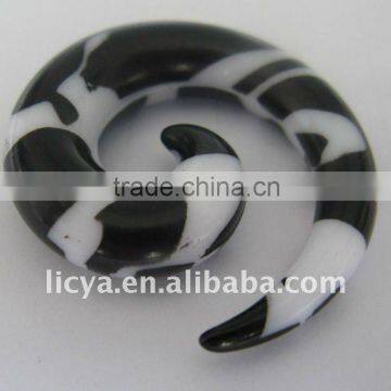 UV Body Jewelry Swirl plugs