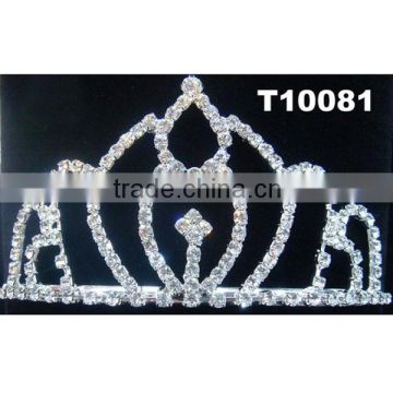 glitter rhinestone kings and queen crowns for sale