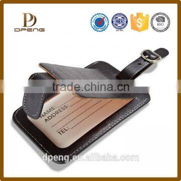 oem leather luggage tags wedding favor