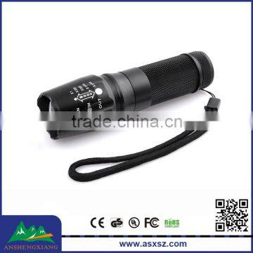 Wholesale price 5 mode T6 Led 18650 Rechargeable Aluminum Flashlight