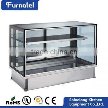 Commercial Restaurant Refrigeration Equipment SS304 Mini Cake Display Refrigerator