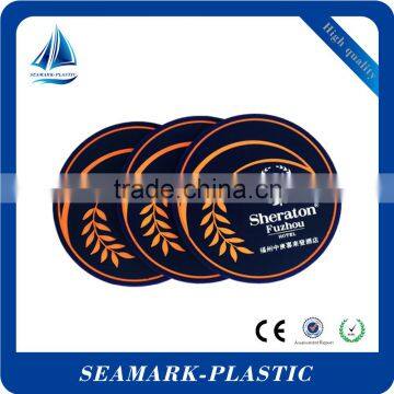 2016 food-grade recycled silicone rubber cup mat for hotel