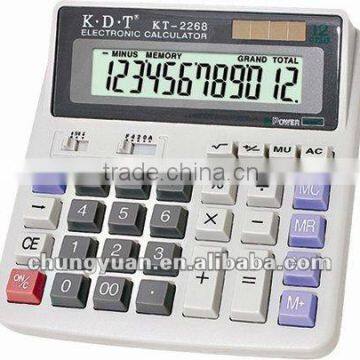 12 digits desktop calculator KT-2268