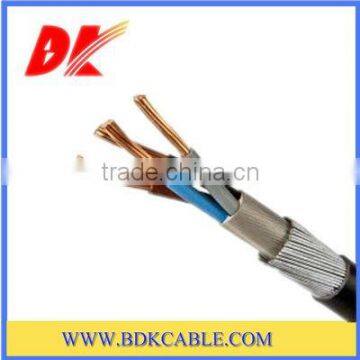 pvc/xlpe insulated pvc sheath steel wire or tape armed electric cable