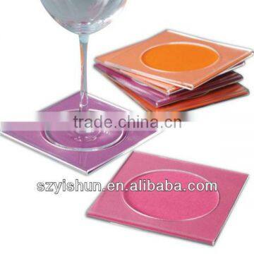 Customized acrylic coaster acrylic drink coasters