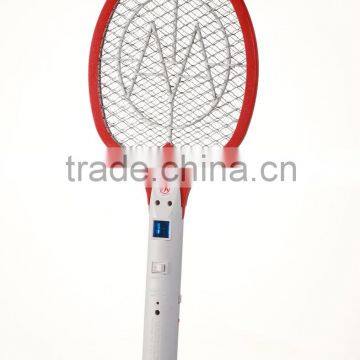 Rechargeable electric mosquito swatter