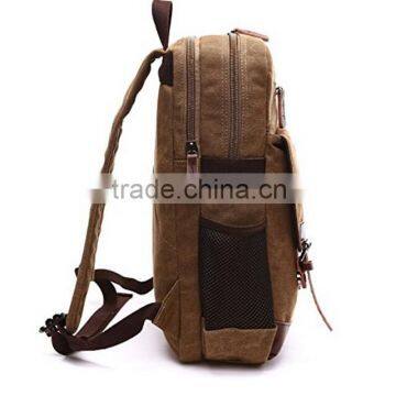 High Quality Vintage Canvas Backpack for Outdoor photo-2
