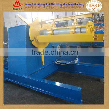 Hydraulic metal decoiler roll forming machine